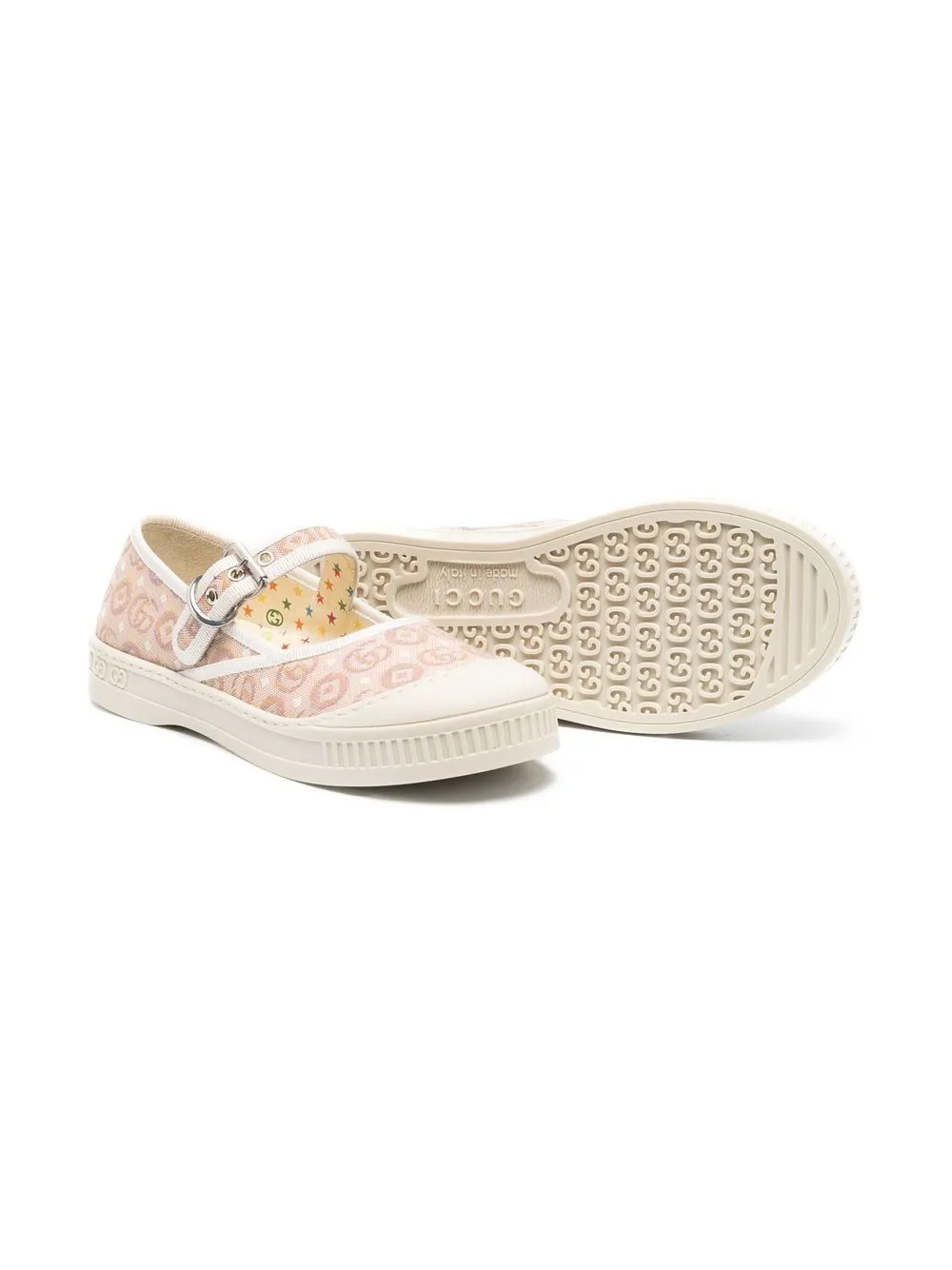 Image 2 of Gucci Kids Double G ballerina shoes