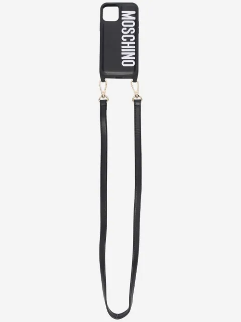 Moschino logo-print iPhone 12/12 Pro case