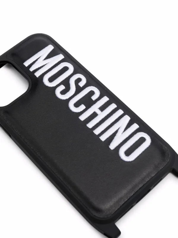 Moschino logo-print iPhone 12/12 Pro Case - Farfetch