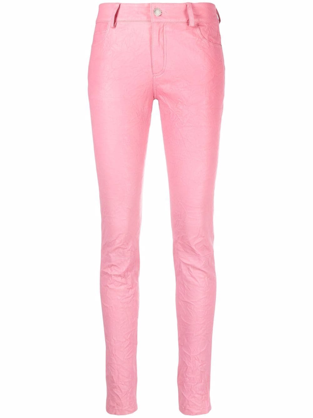 Zadig&Voltaire Leren broek Roze