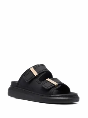 alexander mcqueen(アレクサンダーマックイーン) サンダル 美品✨️ アレキサンダーマックイーン サンダル ブラック - メルカリ