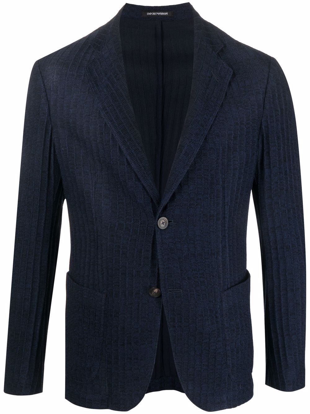 Emporio Armani cotton-blend Knit Blazer - Farfetch