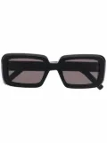 Saint Laurent Eyewear rectangular-frame sunglasses - Black
