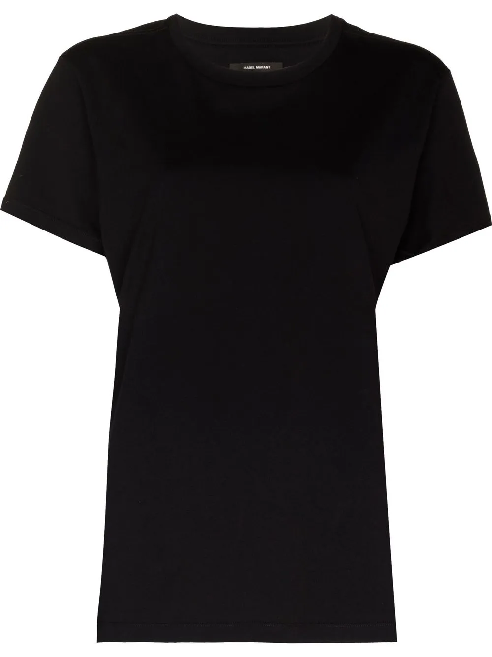 

Isabel Marant playera con logo estampado y cuello redondo - Negro