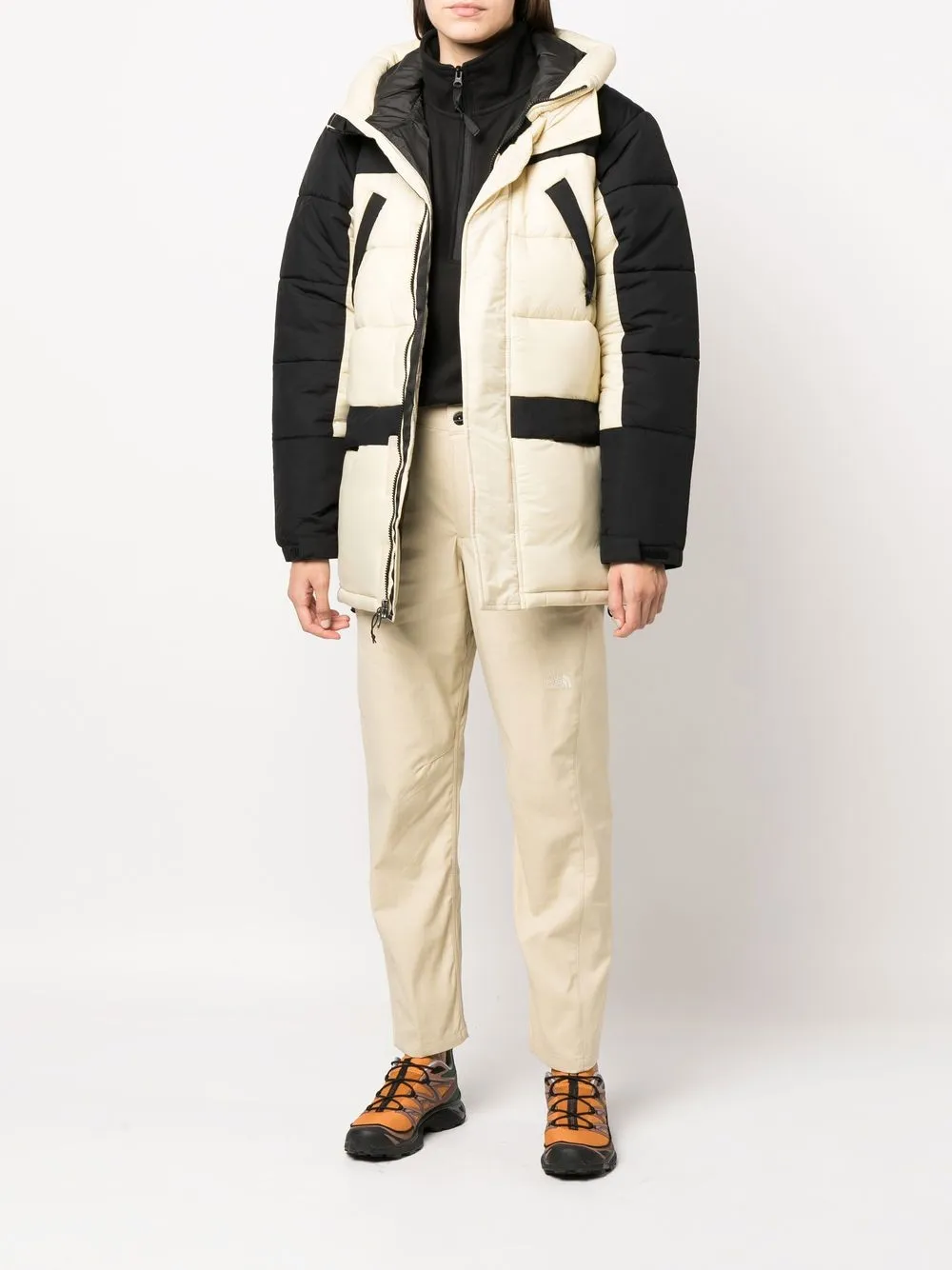 The North Face Himalayan Down Parka In Neutrals ModeSens