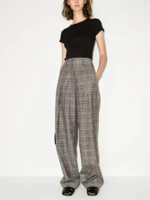 Women's Designer High Waisted Trousers 