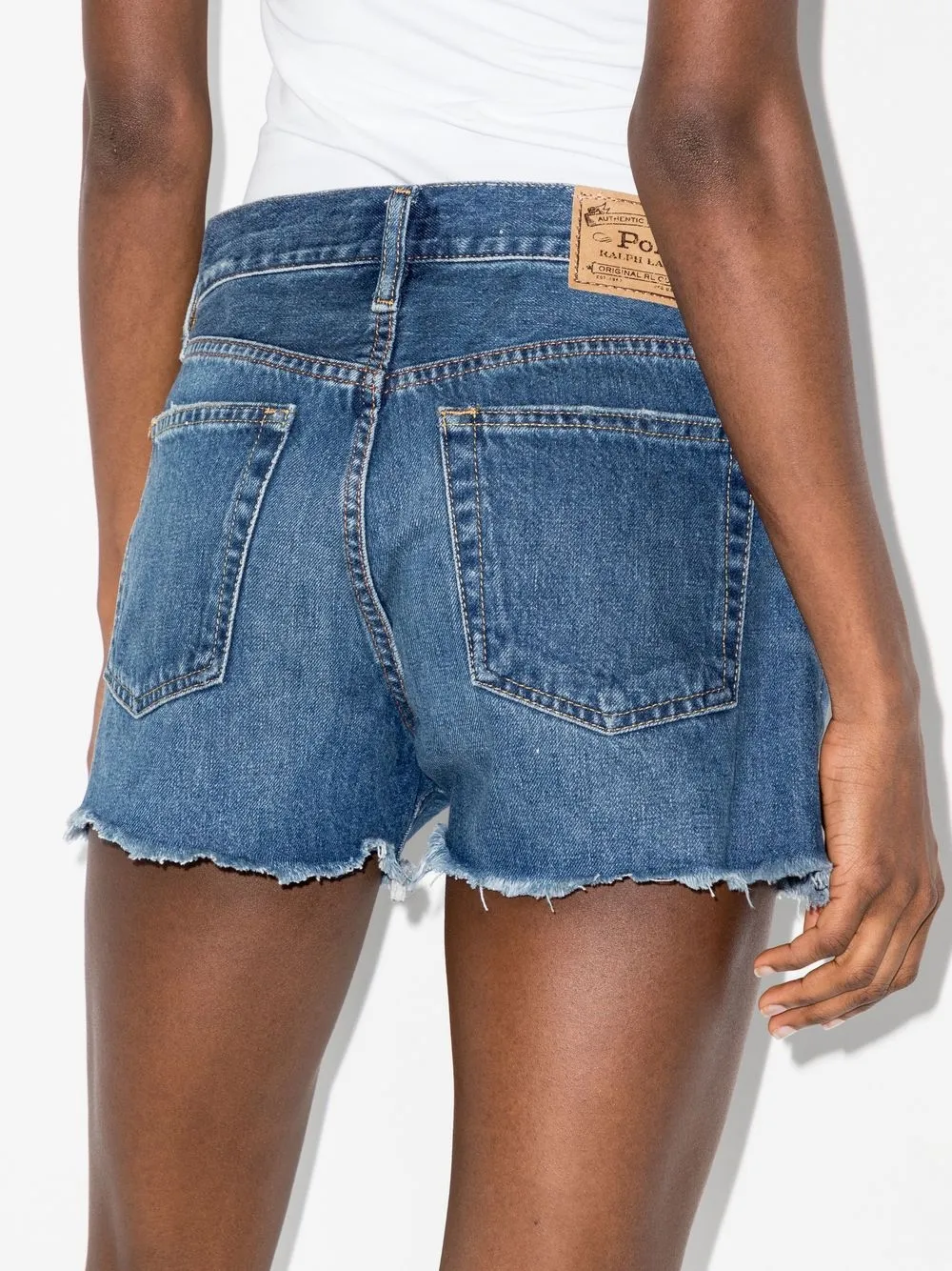 ralph lauren denim shorts women