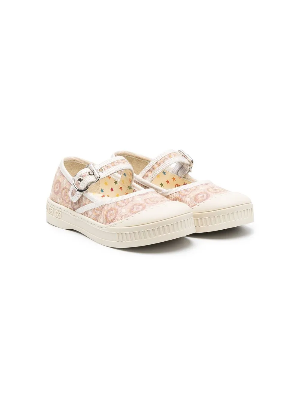Image 1 of Gucci Kids Double G ballerina shoes