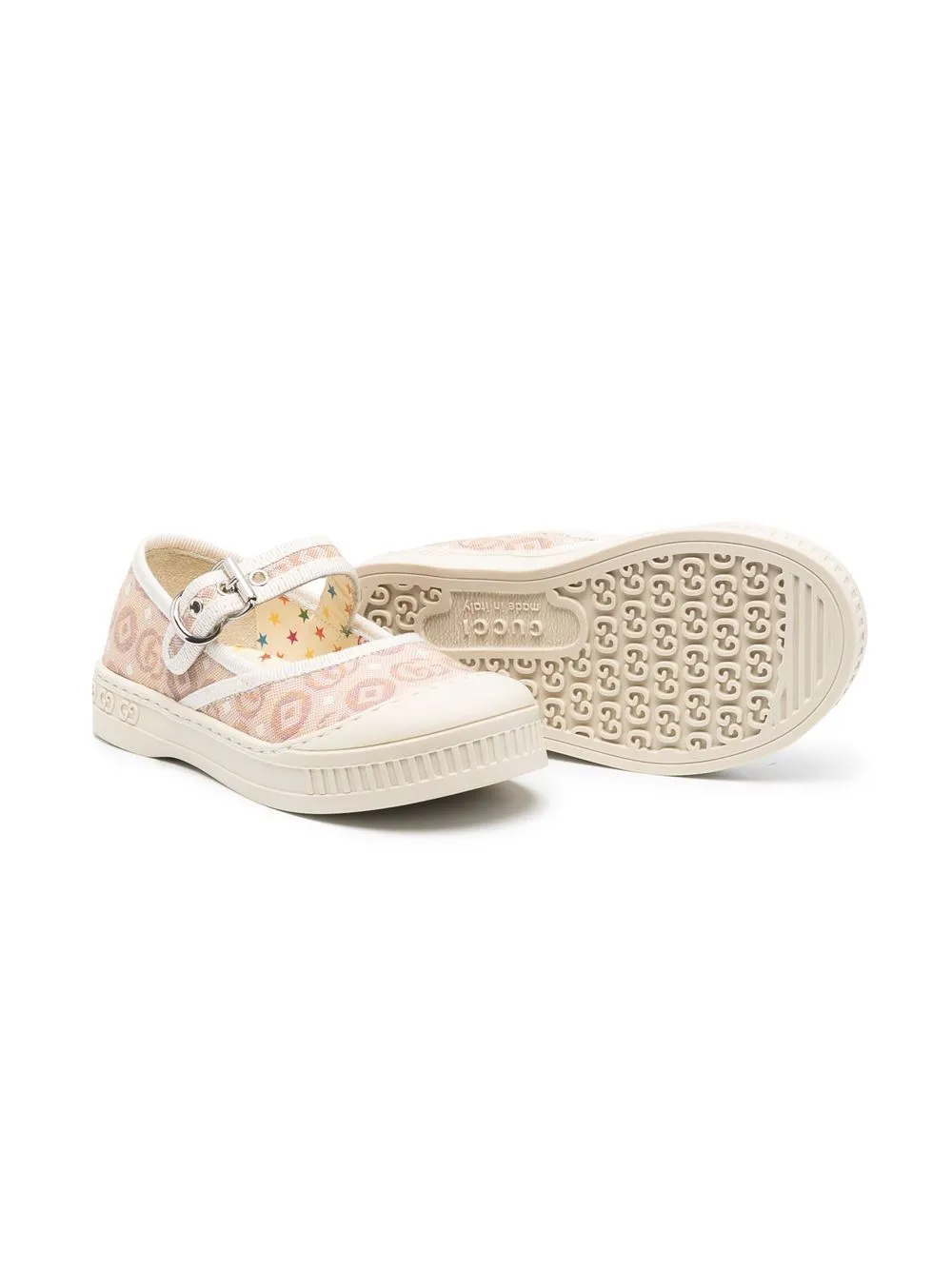 Image 2 of Gucci Kids Double G ballerina shoes