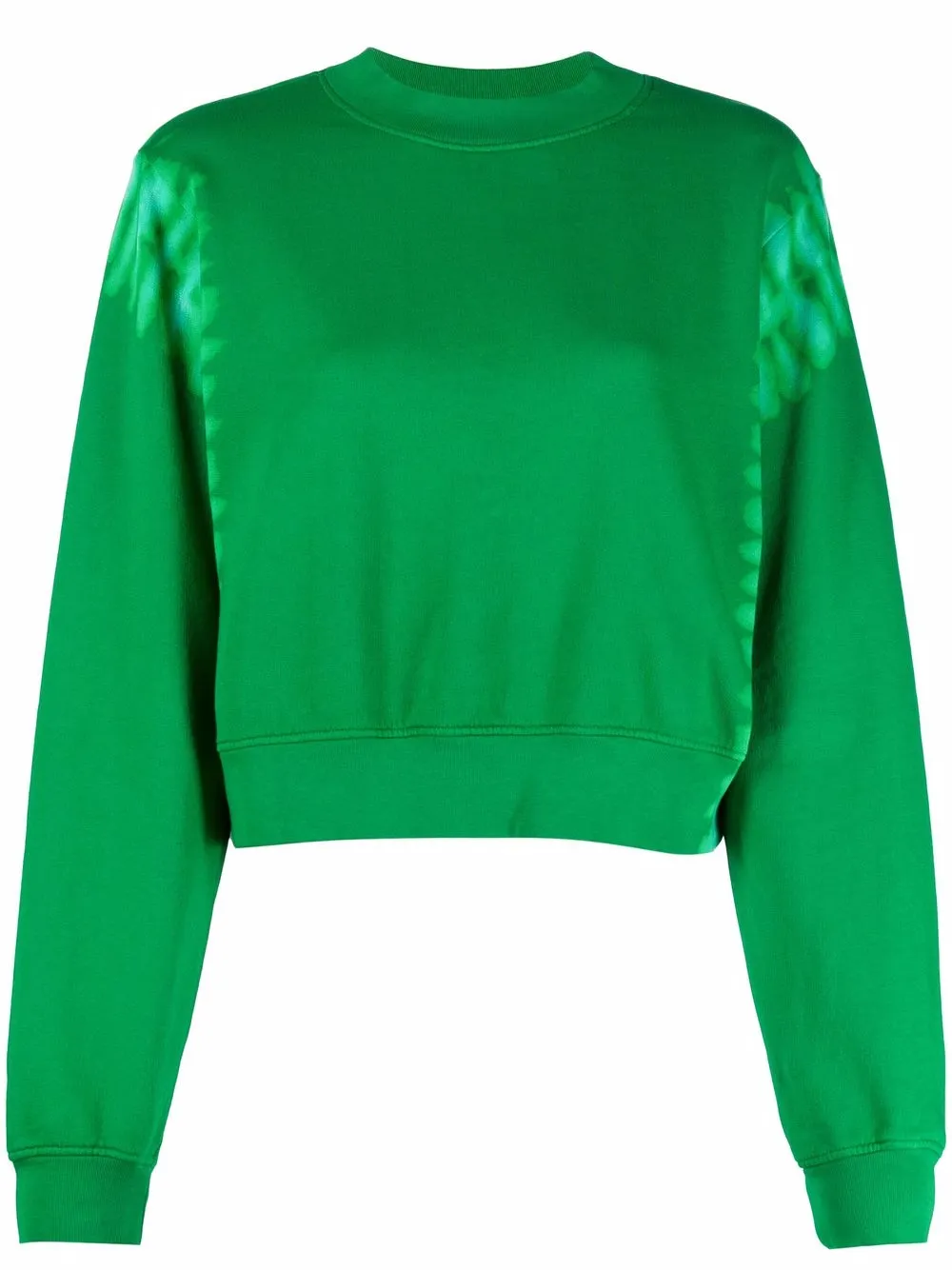 Cotton Citizen tiedye Detail Cropped Sweatshirt Farfetch