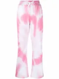 RED Valentino tie-dye print track pants - Pink