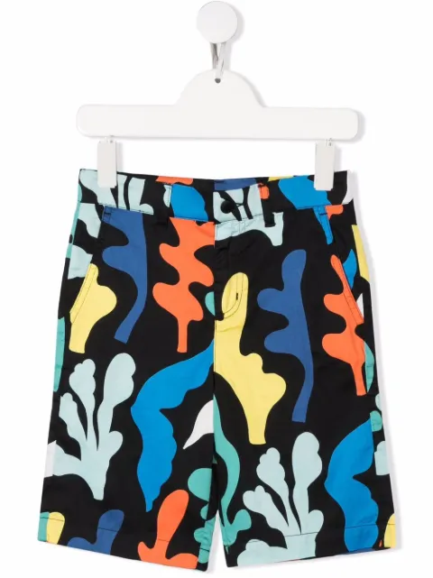Stella McCartney Kids colour-block shorts 