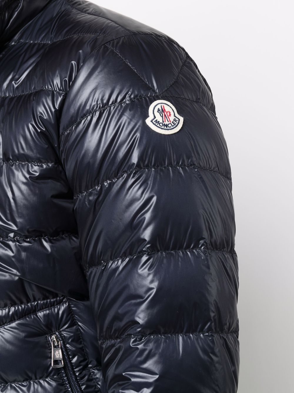 moncler high shine coat