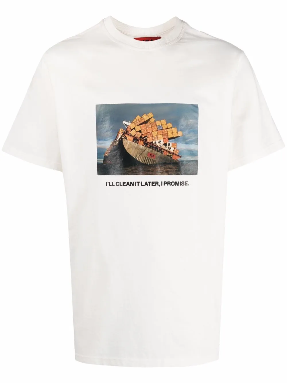 

424 playera con fotografía estampada - Blanco