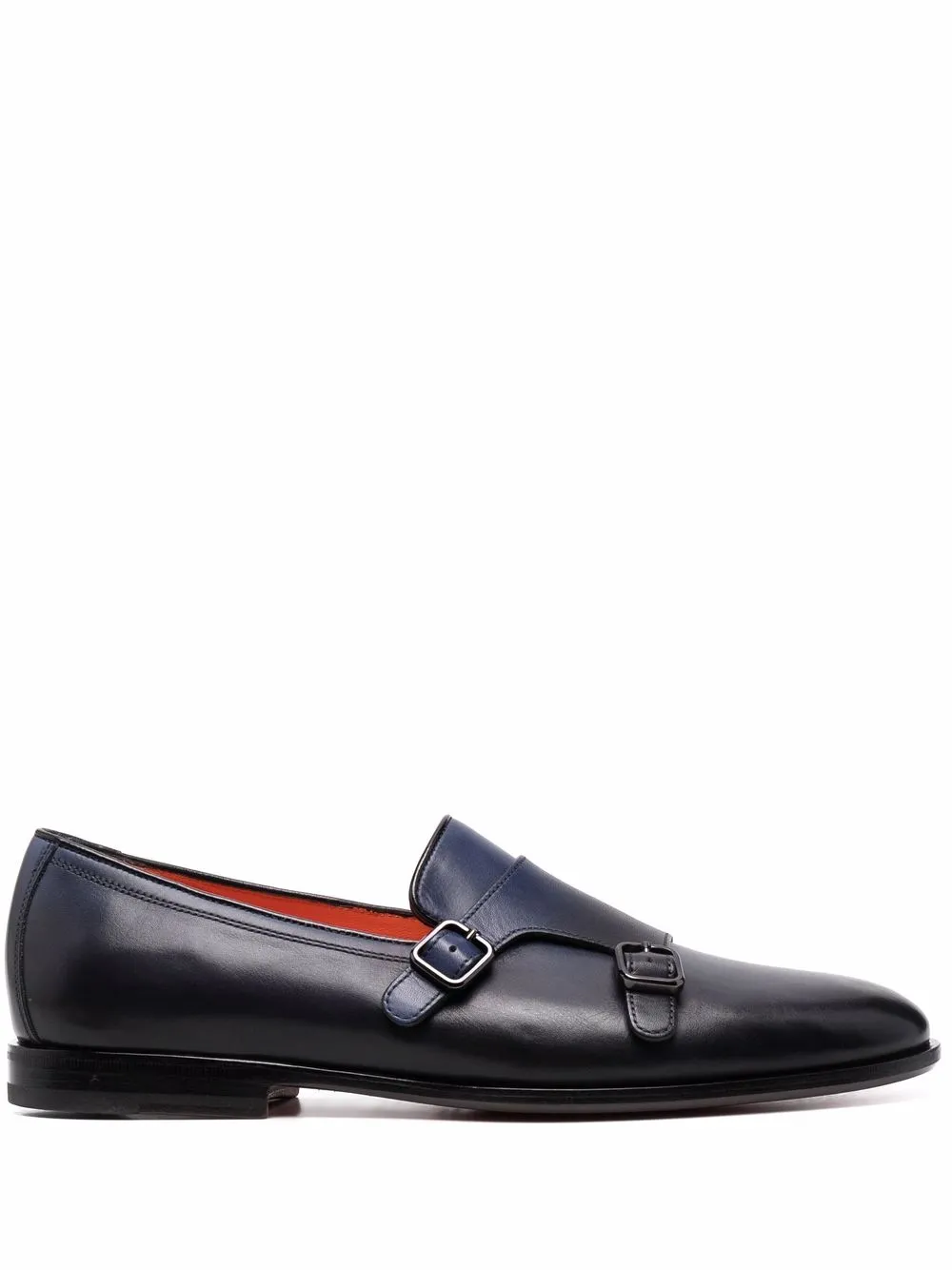 

Santoni zapatos monk con correa doble - Azul