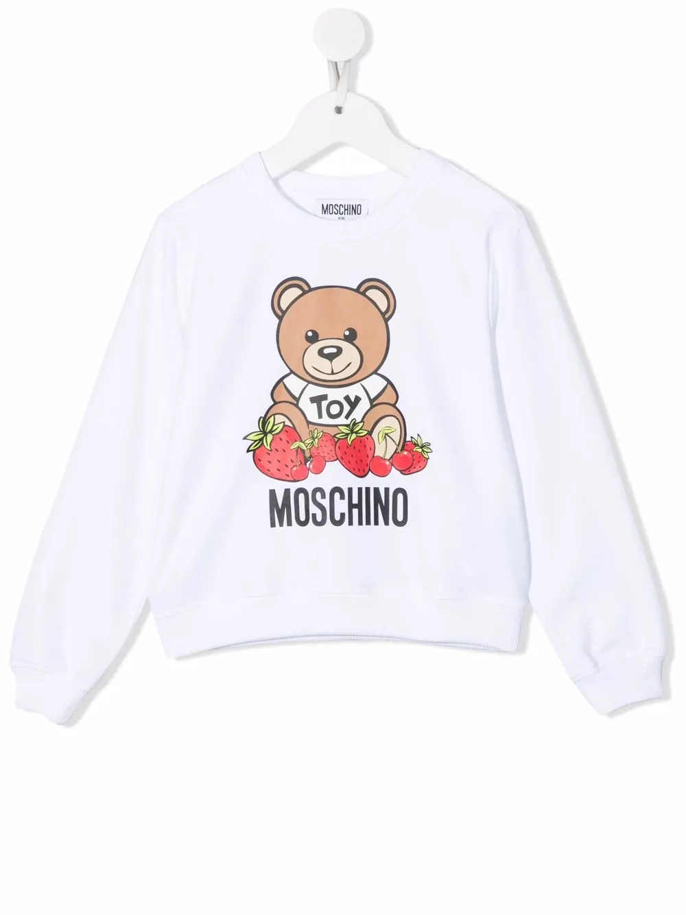 фото Moschino kids толстовка с принтом