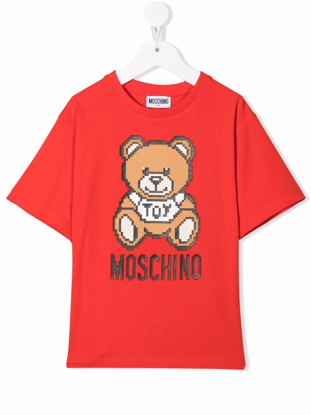 

Moschino Kids playera con motivo Teddy Bear - Rojo