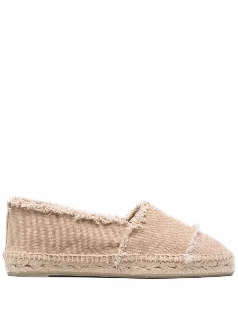 Castañer frayed-detail slip-on espadrilles