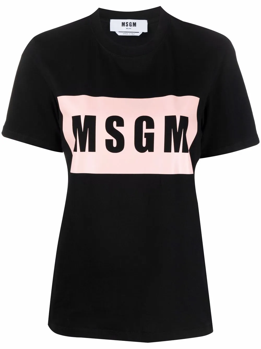 

MSGM playera con logo - Negro