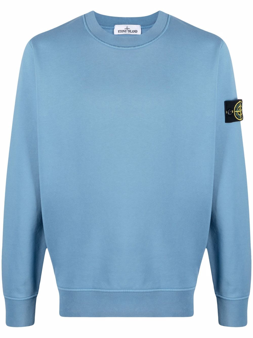 Stone island best sale pale blue sweatshirt