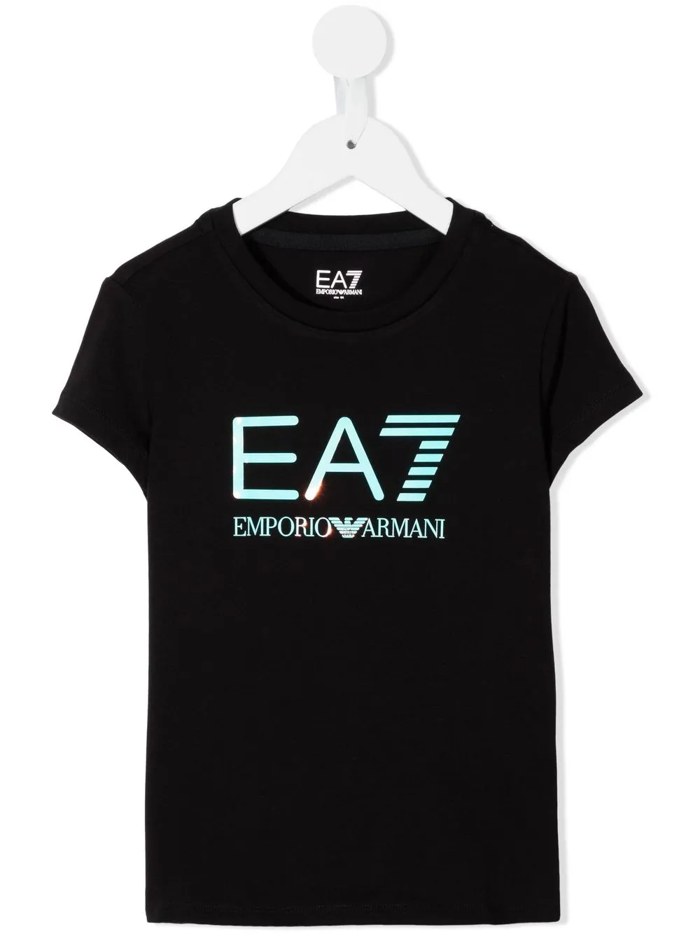 

Ea7 Emporio Armani playera manga corta con logo estampado - Negro