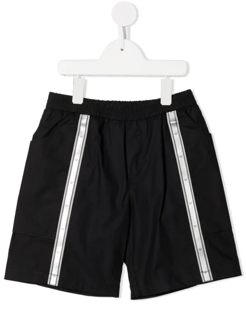 Emporio Armani Kids logo-tape bermuda shorts 