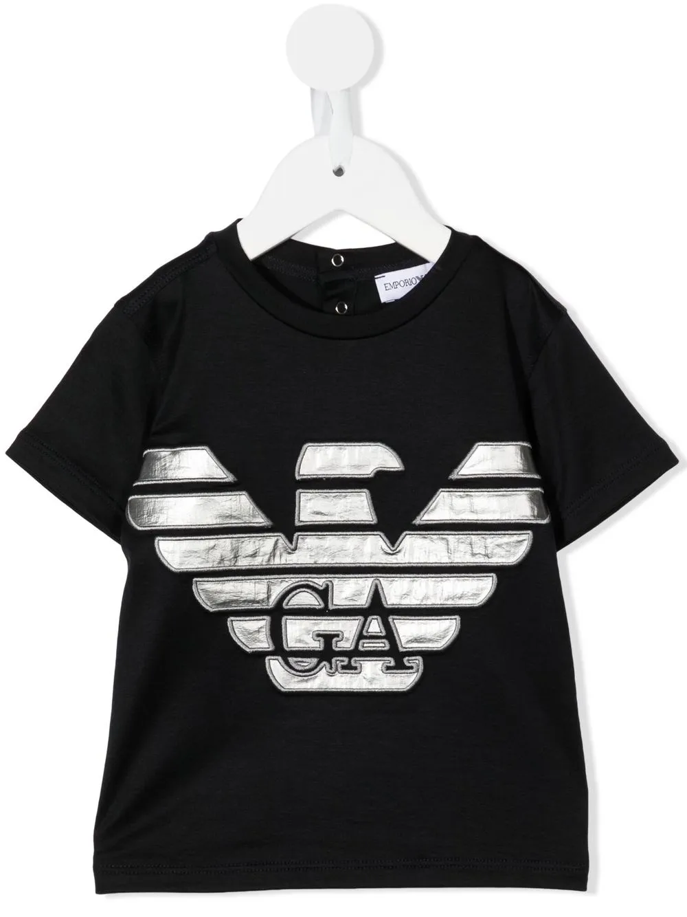 

Emporio Armani Kids playera con logo estampado - Azul