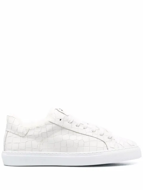 Hide&Jack crocodile-effect low-top sneakers