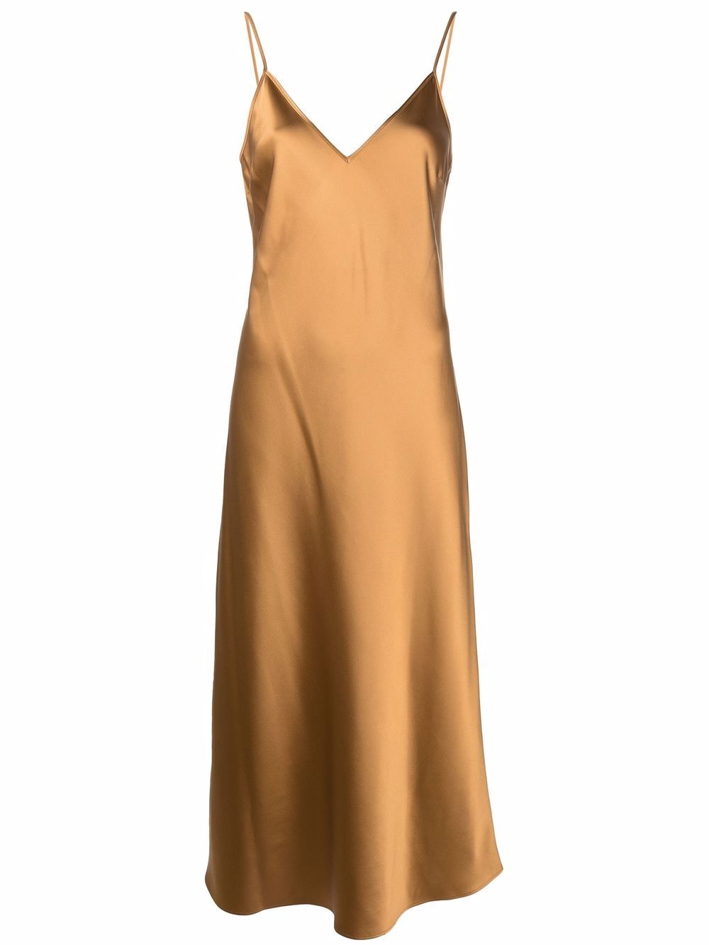 фото Joseph шелковое платье-комбинация длины миди