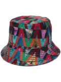 Valentino Garavani Optical logo-print bucket hat - Red