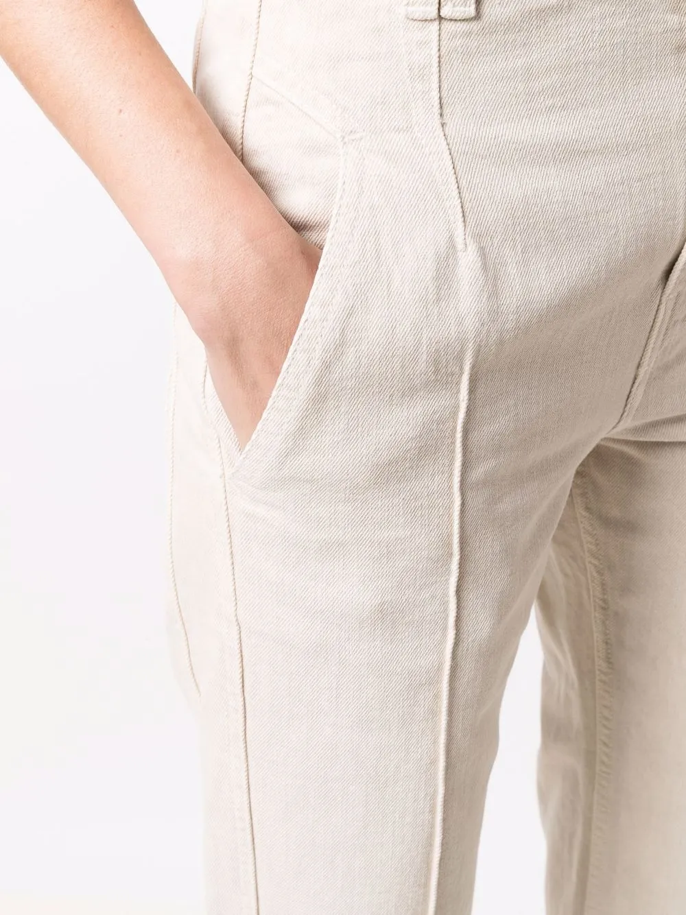 фото Isabel marant étoile укороченные джинсы tricia