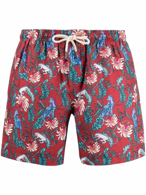 Short de bain à fleurs - PENINSULA SWIMWEAR - Modalova