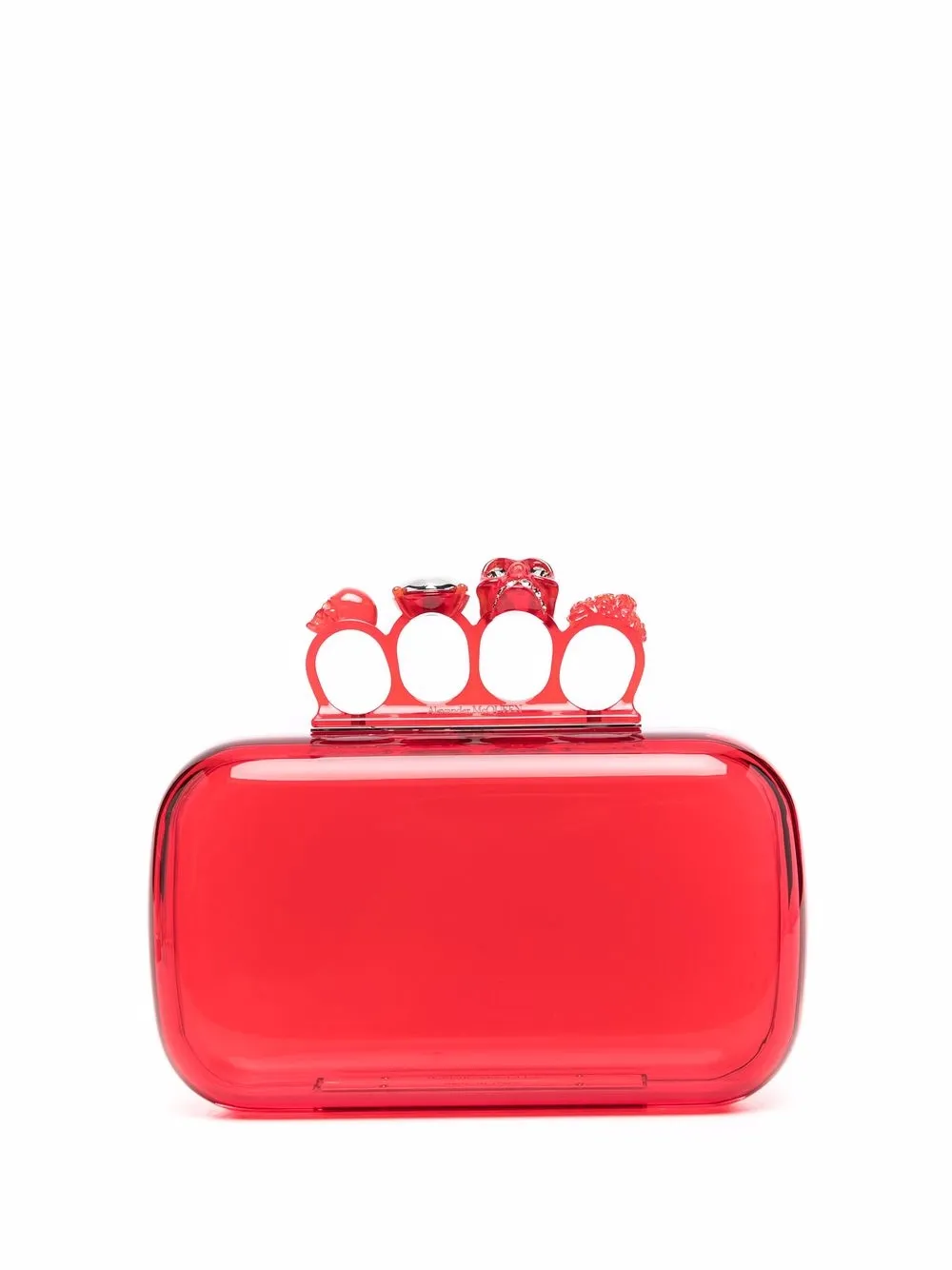 

Alexander McQueen bolsa de mano Four Ring - Rojo