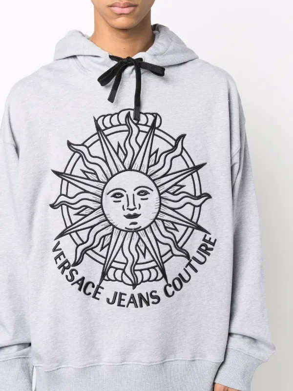 versace jeans couture moletom com capuz white