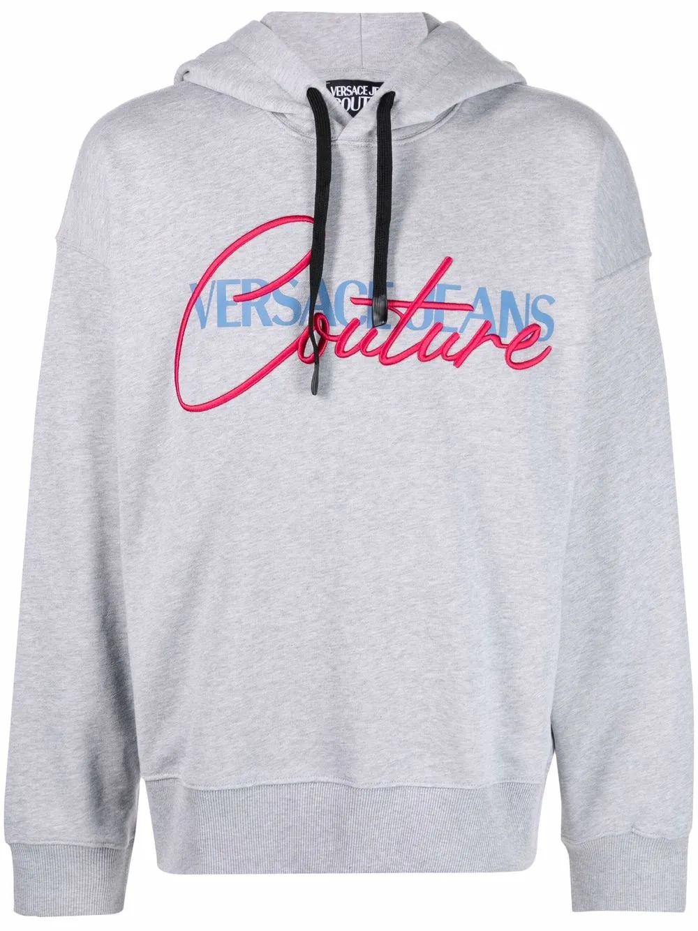 

Versace Jeans Couture hoodie con logo estampado - Gris