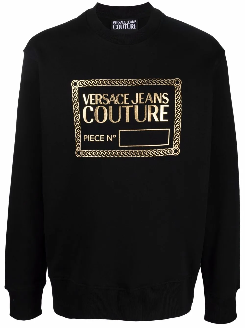 

Versace Jeans Couture suéter con logo estampado - Negro