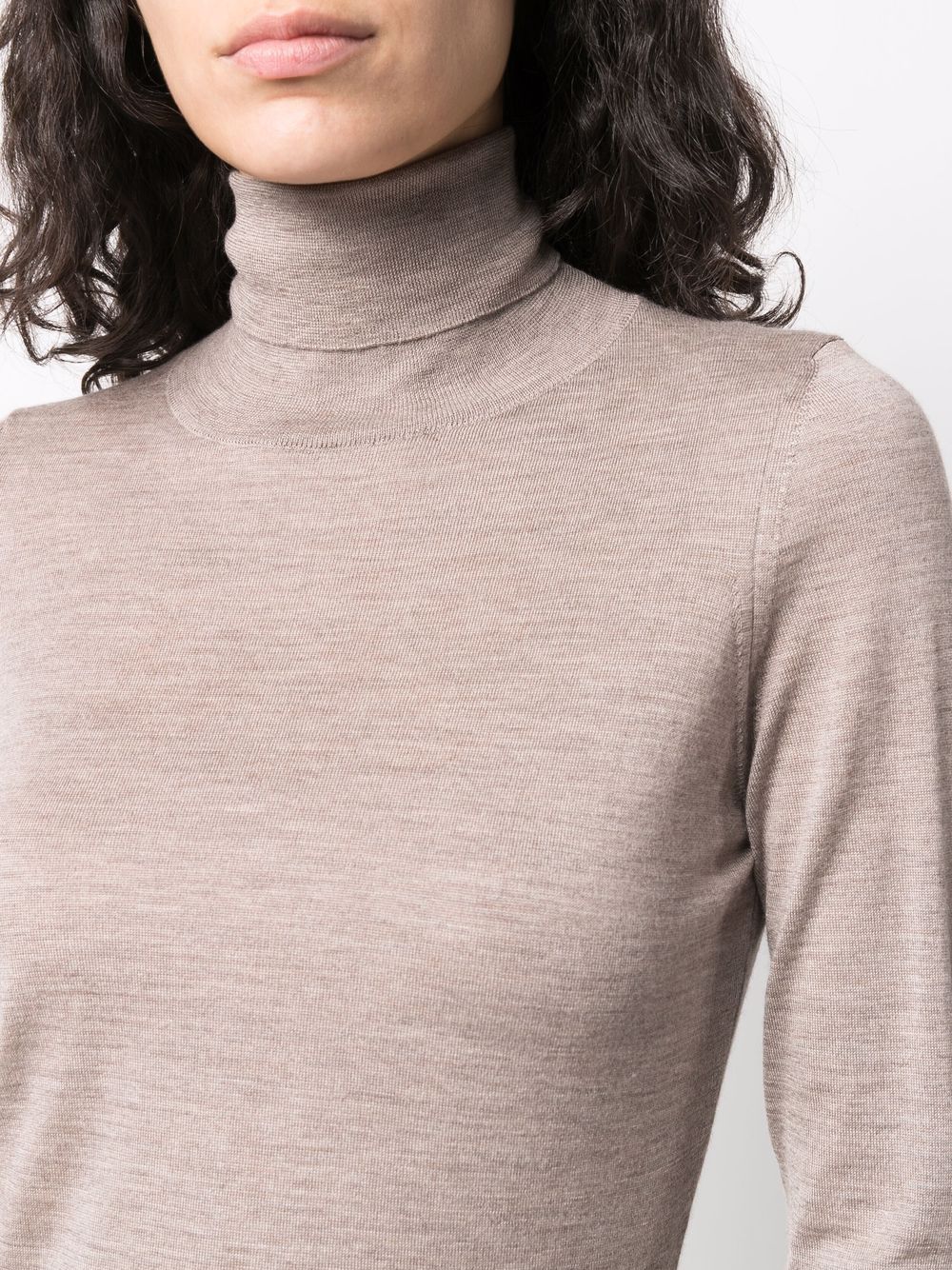 фото Liska fine-knit roll-neck jumper