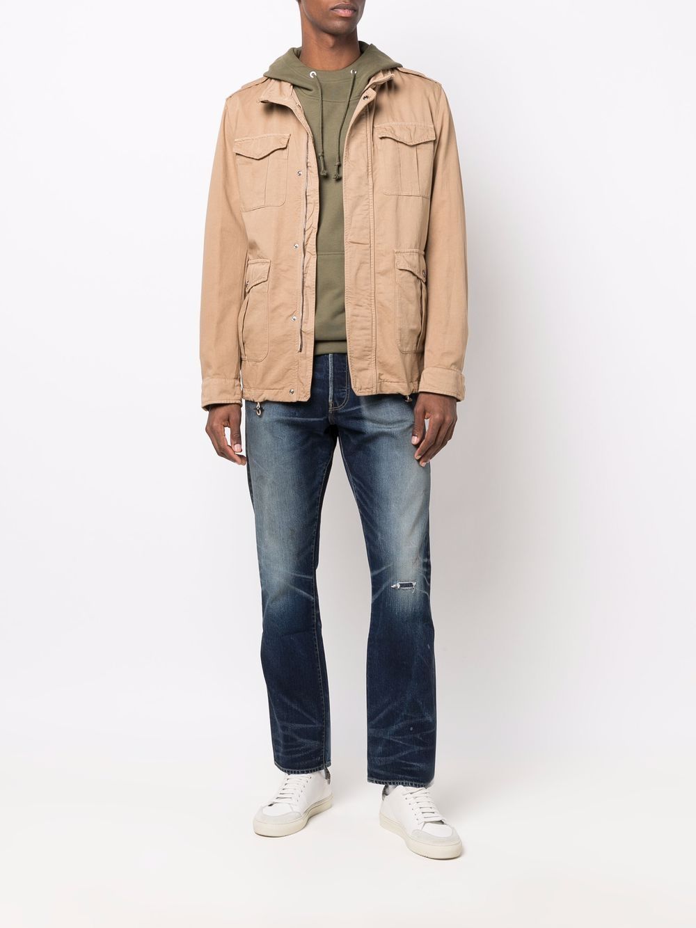 Visvim Gerafelde jeans - Blauw