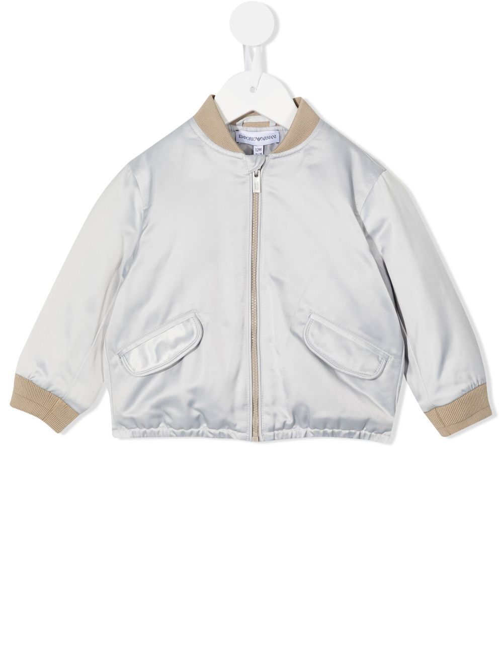 

Emporio Armani Kids chamarra bomber ligera - Azul