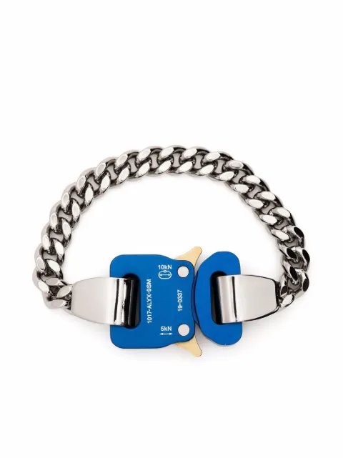 1017 ALYX 9SM chainlink rollercoaster-buckle bracelet