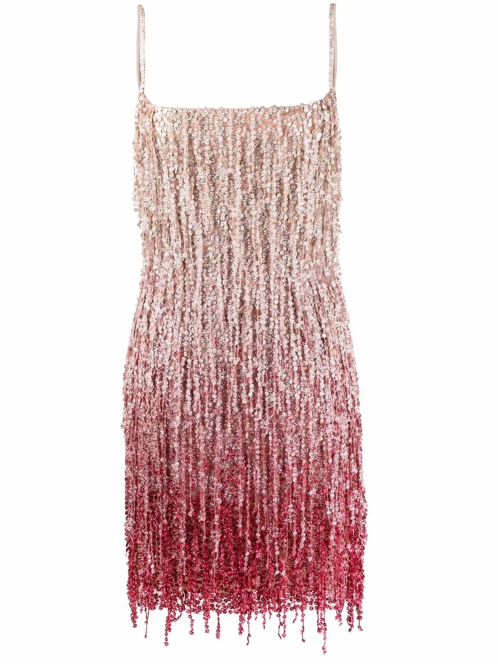 Blumarine fringe-detail Mini Dress - Farfetch