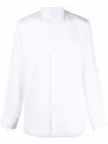 PENINSULA SWIMWEAR pointed-collar button-up shirt - White