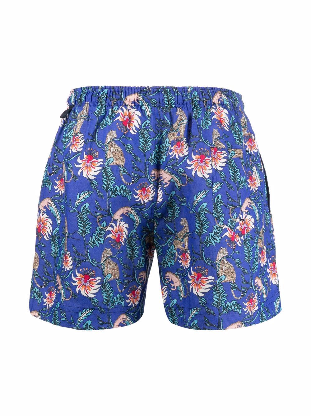 Shop Peninsula Swimwear Malindi Floral-printed Swimming Shorts In Blue