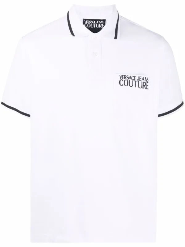 Shop Versace Jeans Couture logo-print 