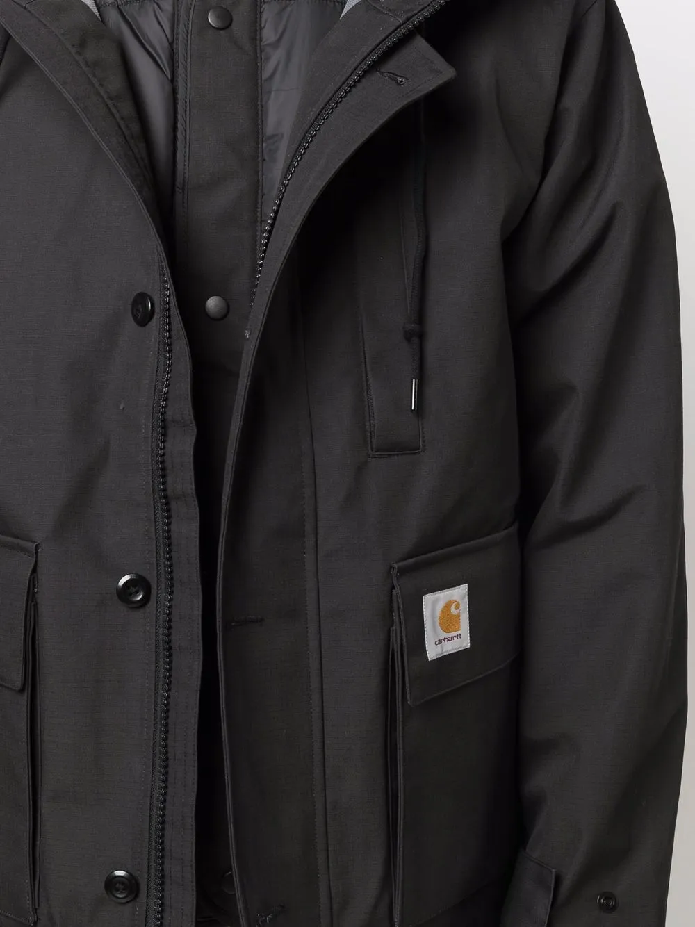 фото Carhartt wip куртка на молнии с капюшоном