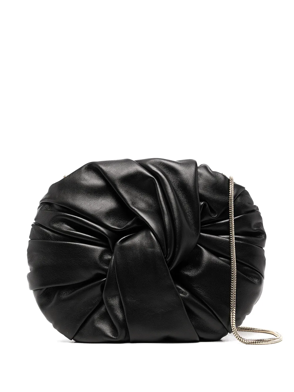 

REE PROJECTS Lily ruched shoulder bag - Black