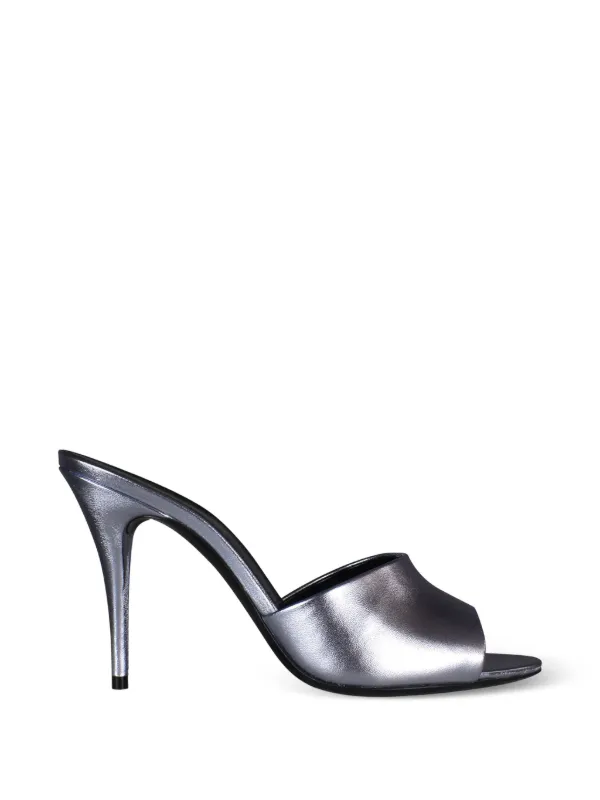 Saint Laurent LA Sandals in Purple