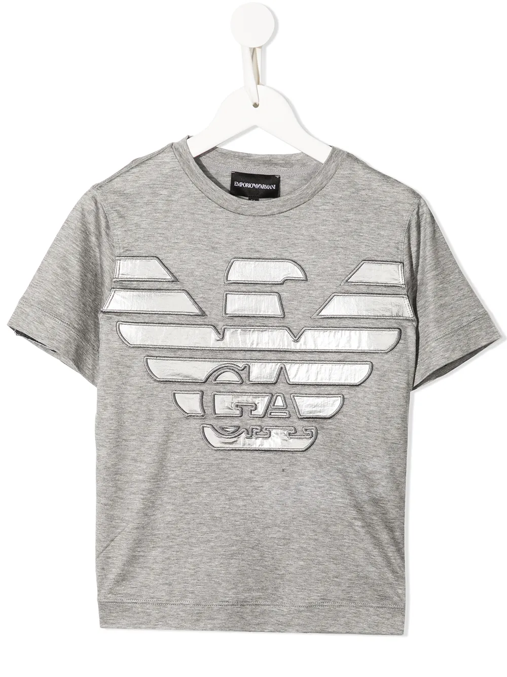 

Emporio Armani Kids logo-patch T-shirt - Grey