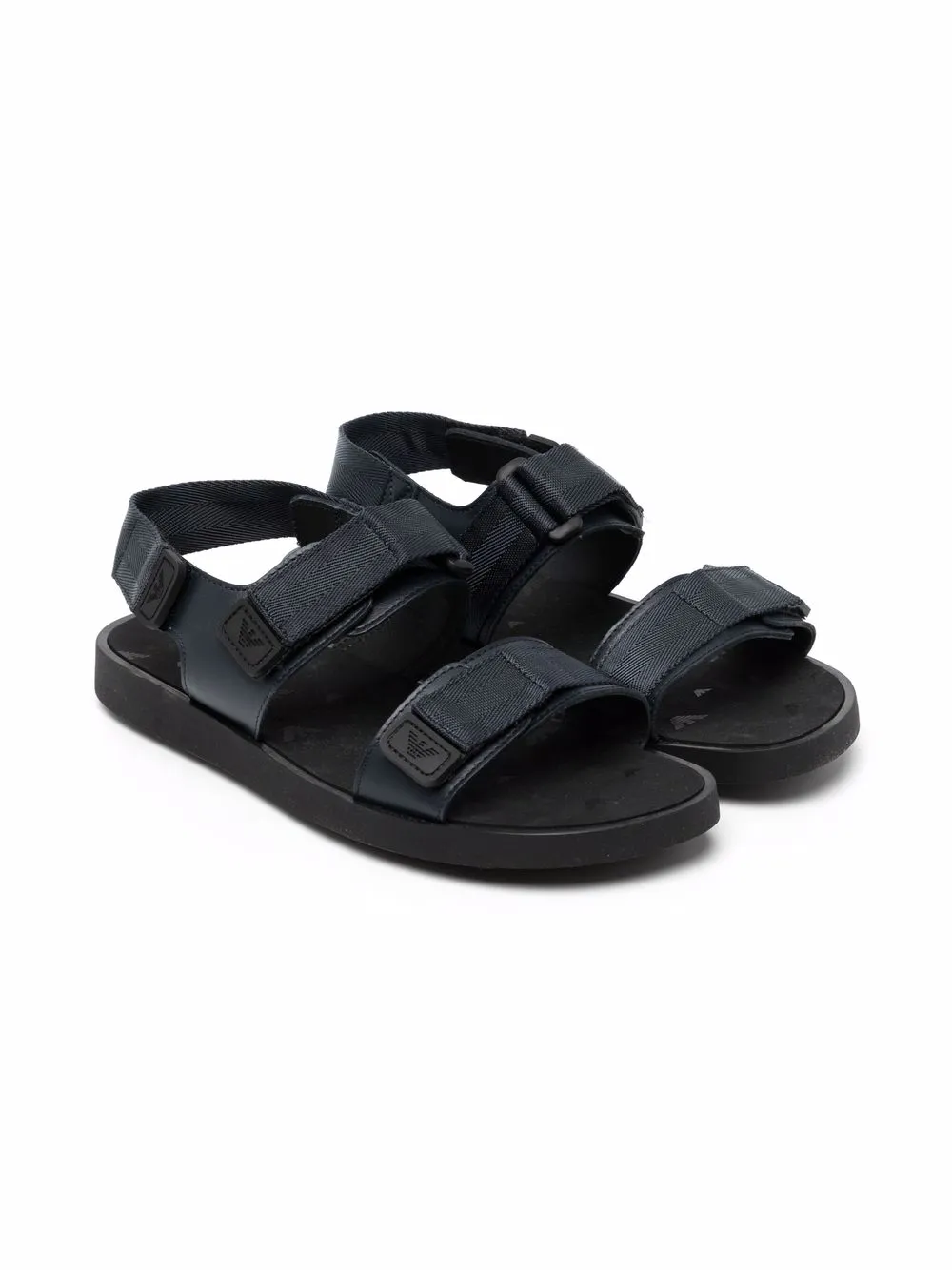 

Emporio Armani Kids sandalias con cierre autoadherente - R158 BLUE+NAVY