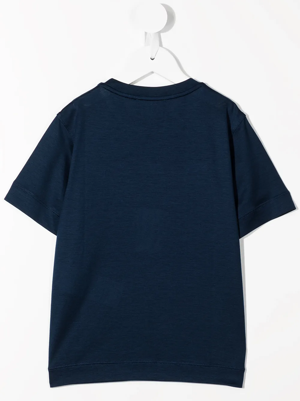 Emporio Armani Kids T-shirt met logopatch - Blauw